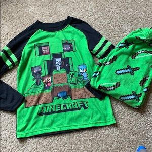 Boys Minecraft pajama set